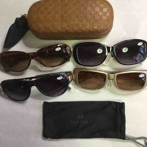 Joy Mangano Women's Bifocal Sunglasses. 4 pair. New. 2.5